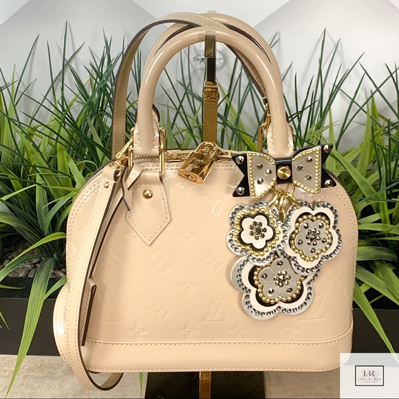 SOLD Louis Vuitton Vernis Alma BB Dune - Picture 3 of 14